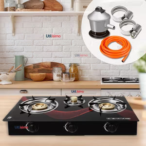 Cocina de Gas Duradero de 2 Platos