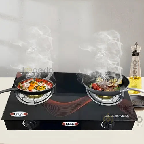 Cocina de Gas Duradero de 2 Platos