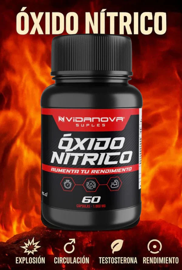 ÓXIDO NITRICO 1000MG 60 CAPS, Tus límites están solo en tu mente...hasta hoy