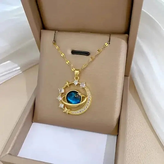 COLLAR SATURNO - Ideal Para Tu Amor Leal e Inquebrantable🪐🌌