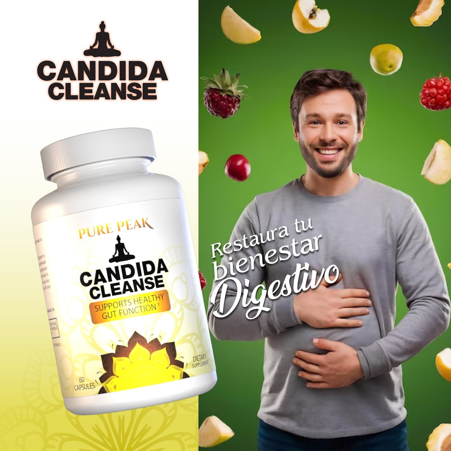 Candida Cleanse Suplemento Anti-Hongos
