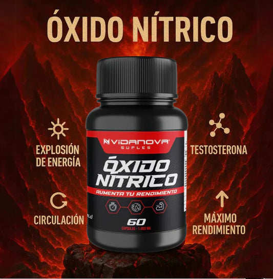 ÓXIDO NITRICO 1000MG 60 CAPS, Tus límites están solo en tu mente...hasta hoy